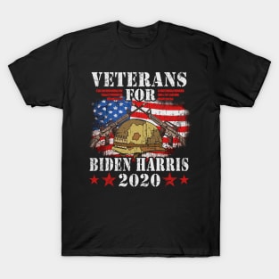 Military Veterans For Biden Harris 2020 T-Shirt